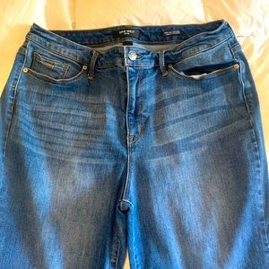 Nine West high rise gramercy curvy straight jeans